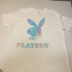 Playboy holographic shirt size M
